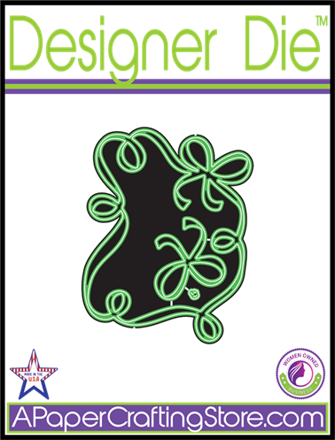 Ribbon Border 2pc Designer Die