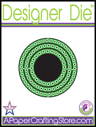 Circle Dot 3pc Nested Designer Die