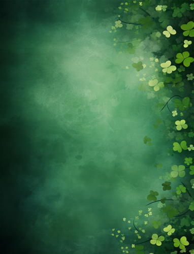 St Patrick's Day Background Peel & Place - ONLINE ONLY