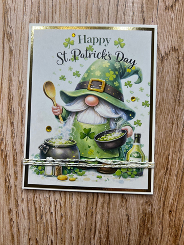 St Patrick's Day Gnomes Peel & Place - ONLINE ONLY