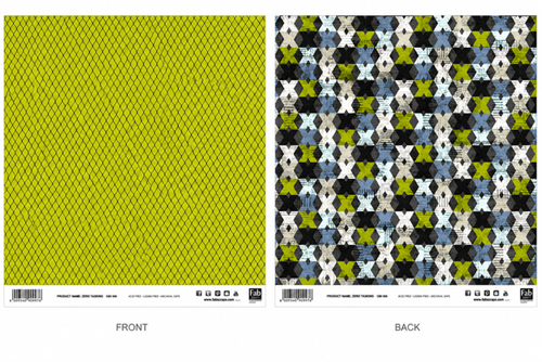 Zero Tasking- Double Sided Scrapbook Paper (12x12)