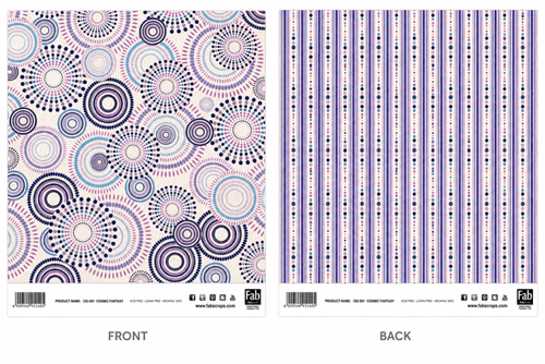 Cosmic Fantasy-Double-Sided Scrapbook Paper (12x12)