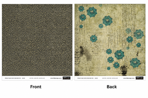 Rustic Creatures Two-Double-Sided Scrapbook Paper (12x12)