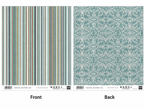 Jungle Patterns-Double-Sided Scrapbook Paper (12x12)