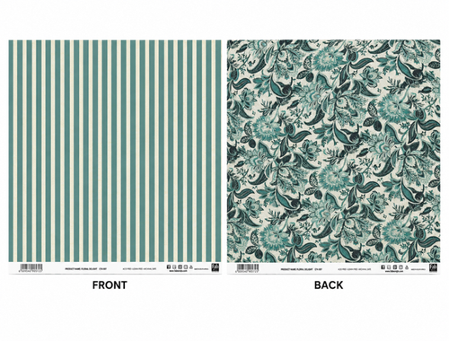 Floral Delight-Double-Sided Scrapbook Paper (12x12)