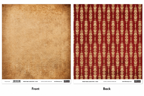 Classic Rhythm-Double-Sided Scrapbook Paper (12x12)