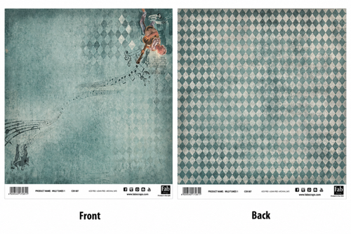 Wild Tunes 1-Double-Sided Scrapbook Paper (12x12)