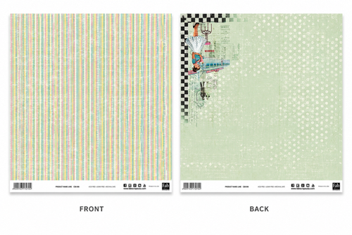 Lime-Double-Sided Scrapbook Paper (12x12)