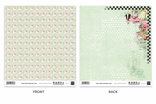 Cream Soda-Double-Sided Scrapbook Paper (12x12)