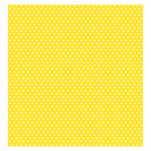 Yellow Small Dot-Single-Side Scrapbook Paper (12x12)