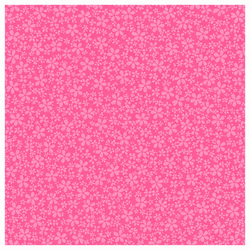 Dark Pink Flowers-Single-Side Scrapbook Paper (12x12)