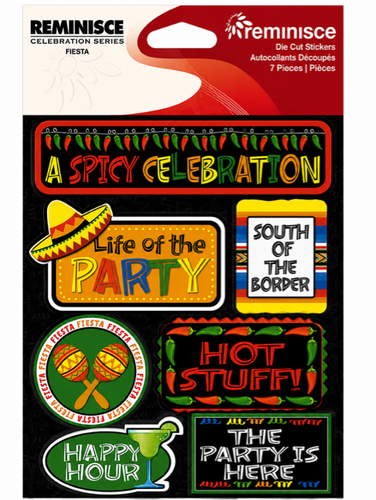 Fiesta Celebration Series-Die Cut Stickers (7pcs)