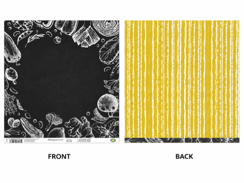 Farmer's Market Double-Sided Scrapbook Paper (12x12)
