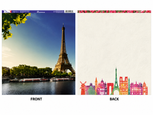 Eiffel Tower Double-Sided Scrapbook (12x12)