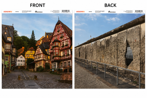 Germany Old Town Double Sided Scrapbook Paper (12x12)