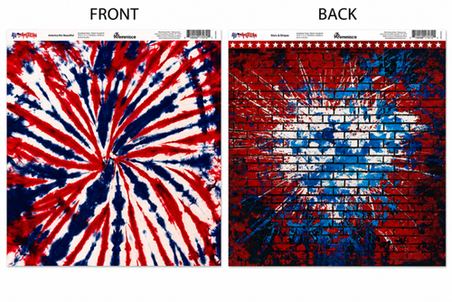 America the Beautiful Double Sided Scrapbook Paper (12x12)