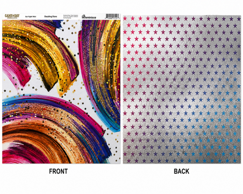 Dazzling Star Double Sided Scrapbook Paper (12x12)