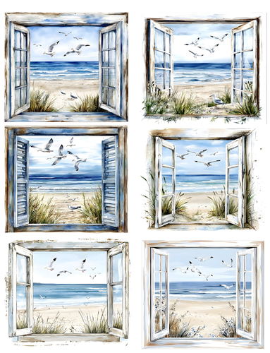 Ocean View 6 different images AVAILABLE ONLINE ONLY