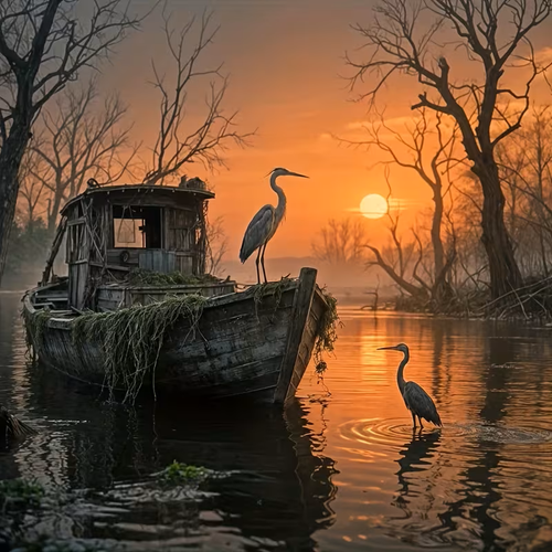 Swamp Heron Peel & Place