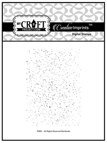 Snow Falling background Digital Imprints stamp