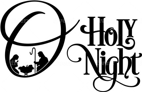 O Holy Night" Creative Imprints. rubber stamp