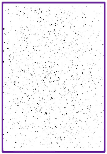 Snow Falling Background Creative Imprints rubber stamp