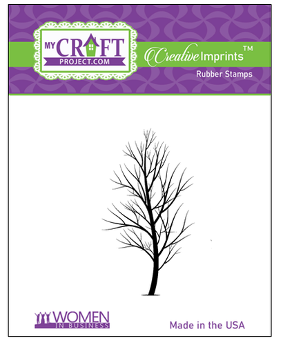 Winter Tree (medium) Creative Imprints rubber stamp