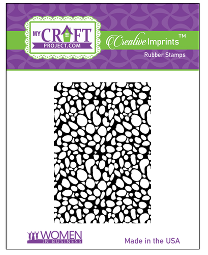 Stones Background Creative Imprints rubber stamp
