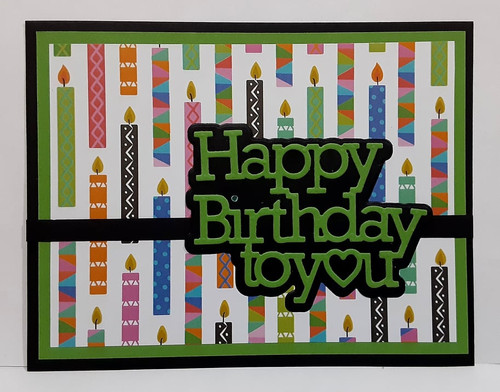 Heart Sentiments Collection "Happy Birthday to you" 2-pc (word & shadow) set