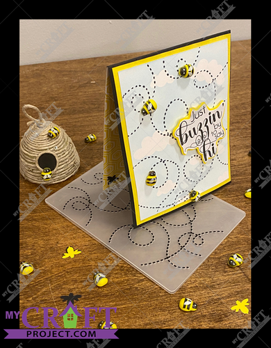 Buzz Line embossing folder