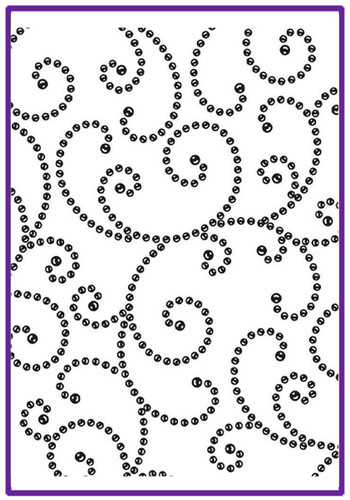 Gem Swirls embossing folder
