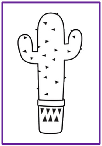 3 Arm Catcus embossing folder