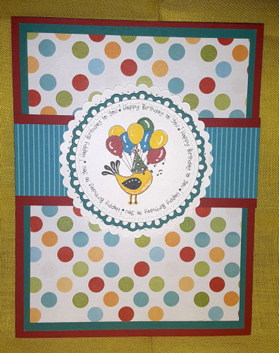 Lil' Tweet "Happy Birthday to You" Creative Imprints rubber stamp