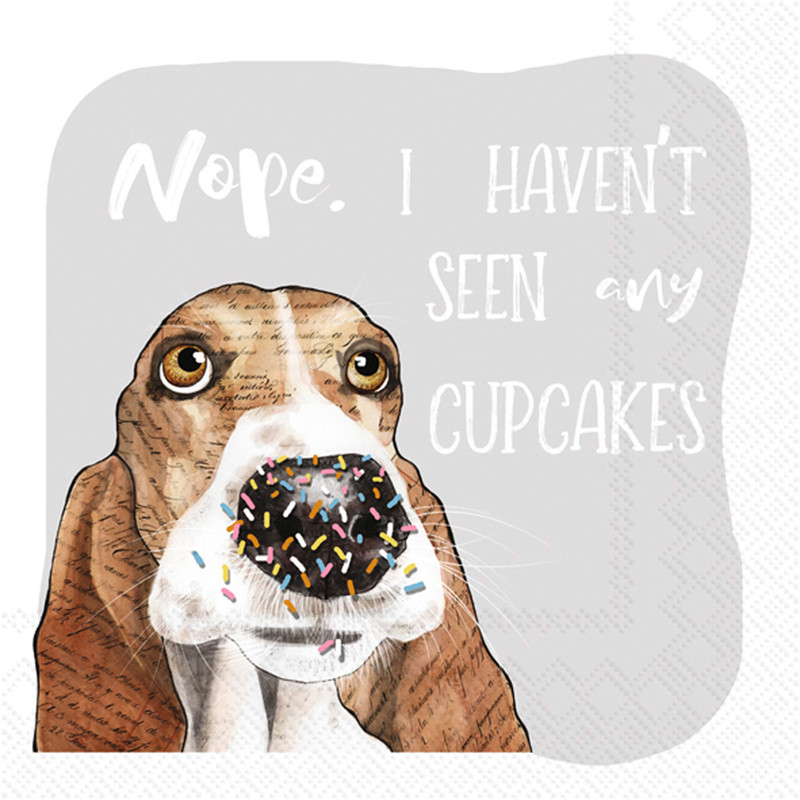 Dog Sprinkles   - pack of 2 cocktail napkins