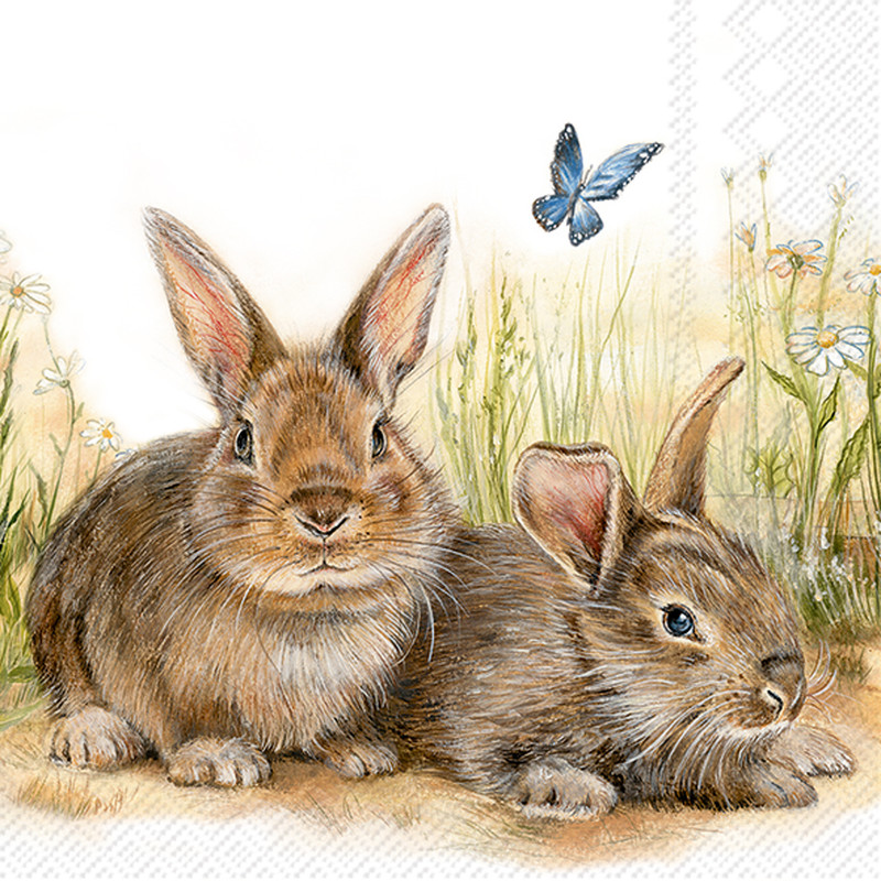 Bunny & Clyde - pack of 2 cocktail napkins