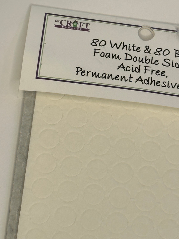 Black & White Foam Dots - pack of 160