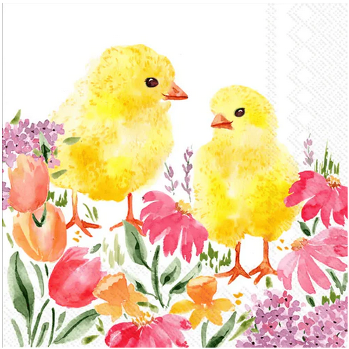 Easter Garden - pack of 2 cocktail napkins