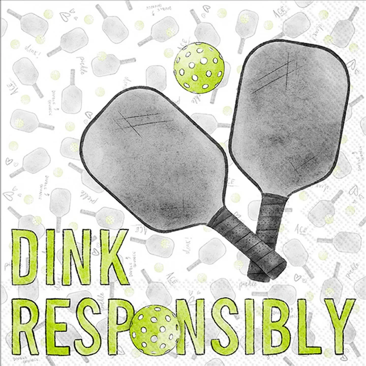 Dink Responsibly - pack of 2 cocktail napkins