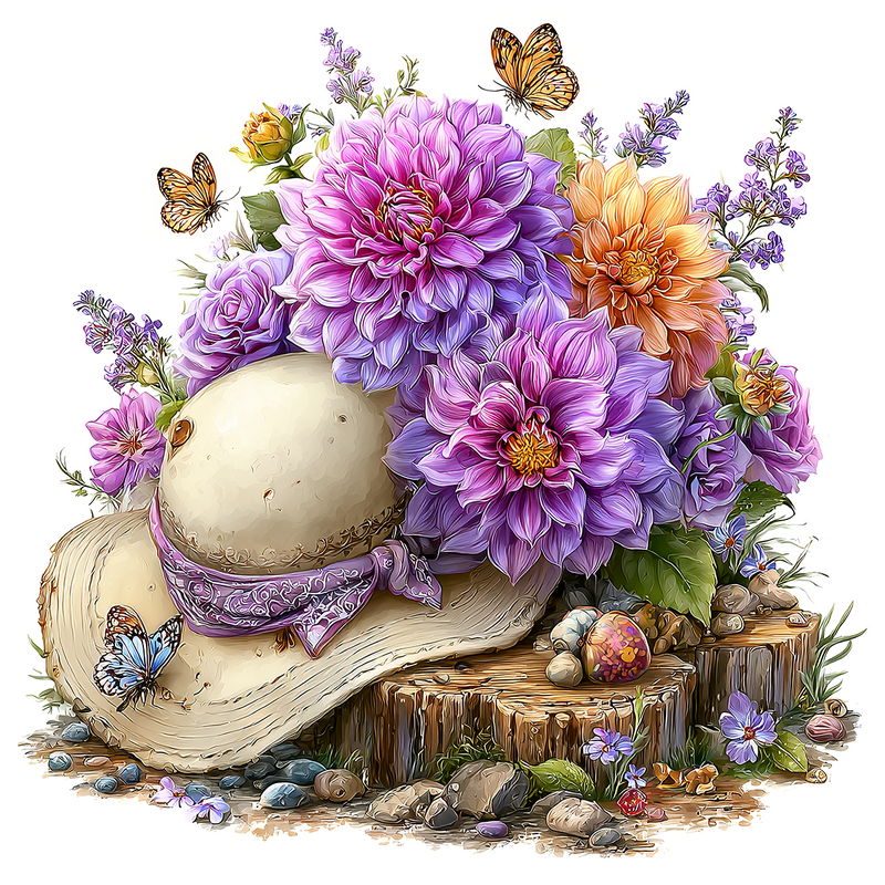 Sun Bonnet - Dahlia Peel & Place - AVAILABLE ONLINE ONLY