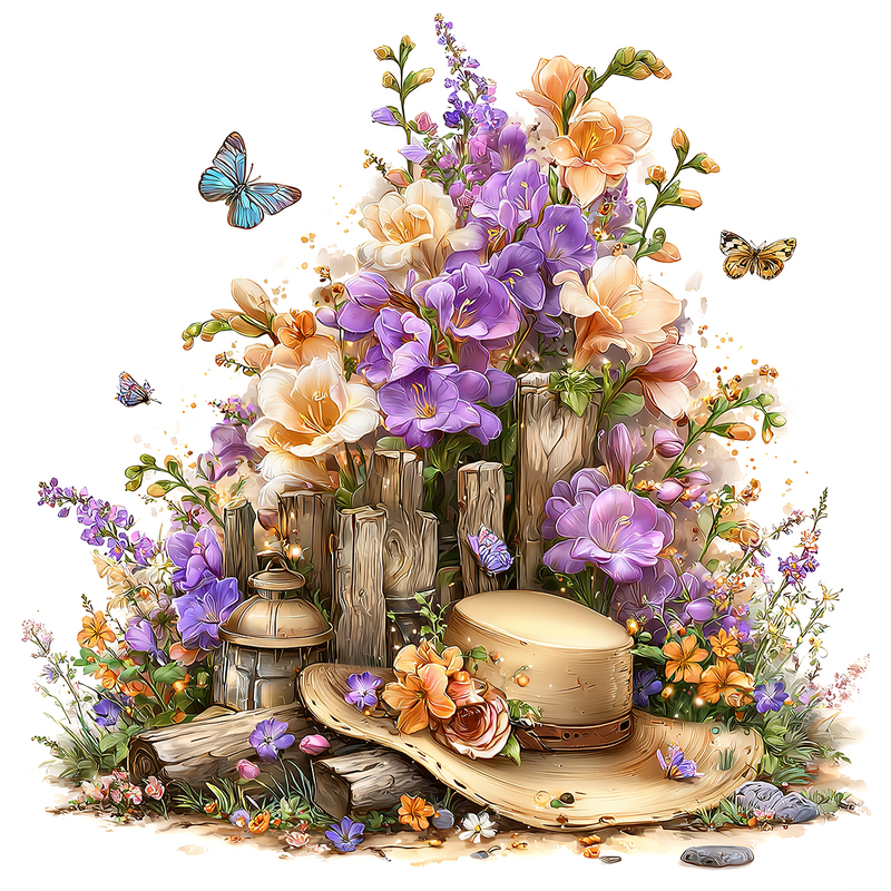 Sun Bonnet  - Freesia Peel & Place