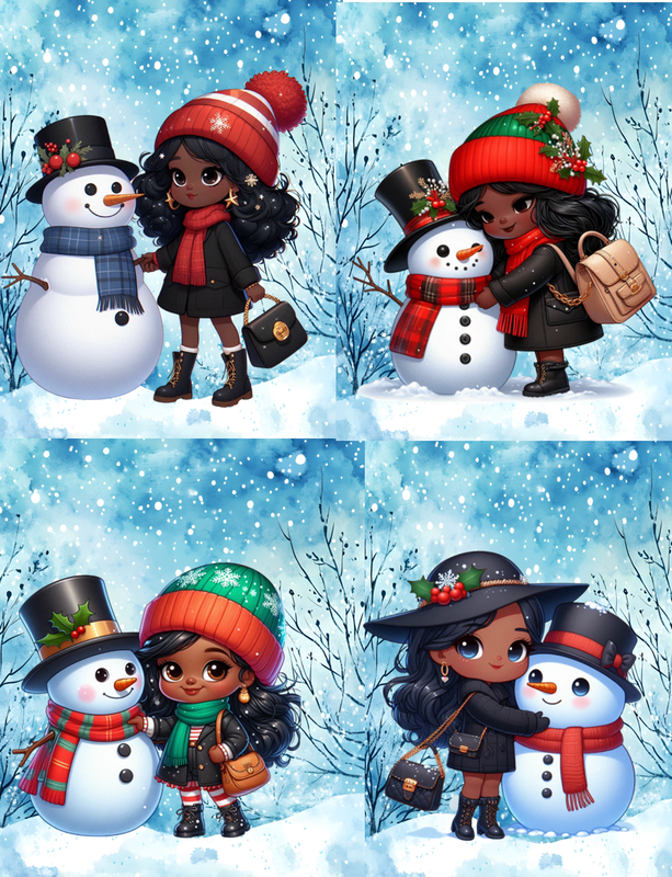 Snowmen with Whitney Peel & Place - 4 Different Images - ONLY AVAILABLE ONLINE