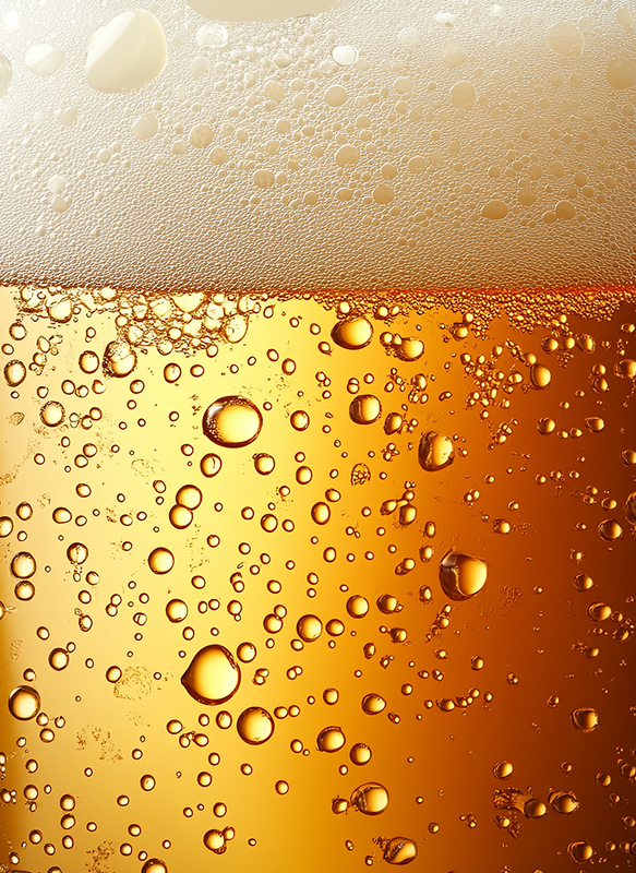 Iced Cold Beer Background Peel & Place