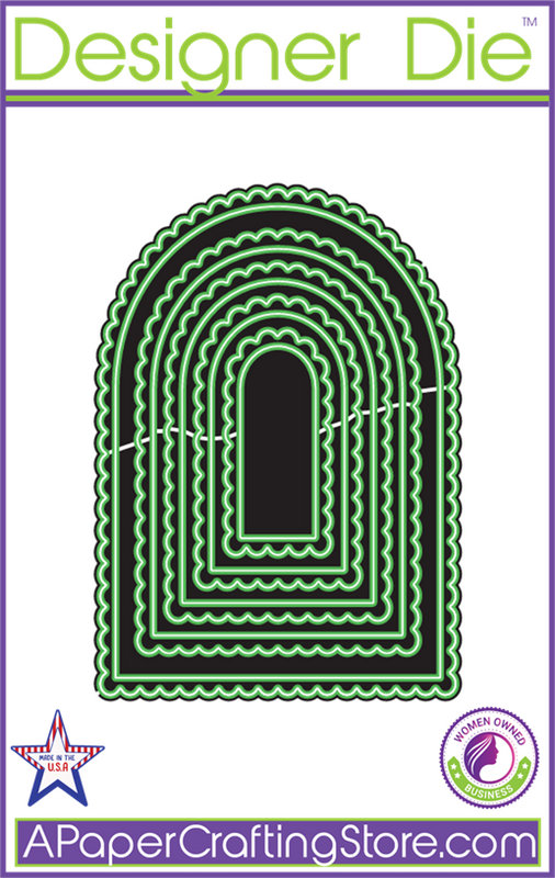Arched Stripe Designer Die