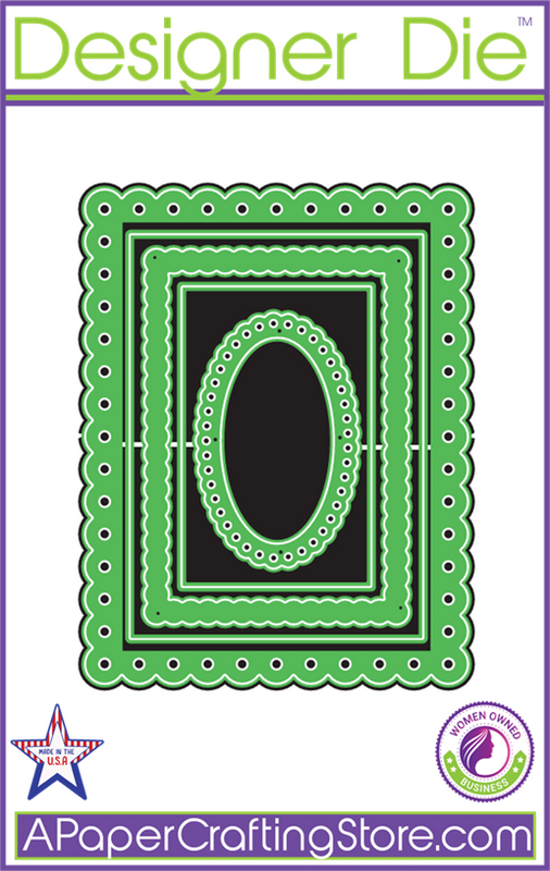 Cheerful Oval & Rectangle Designer Die