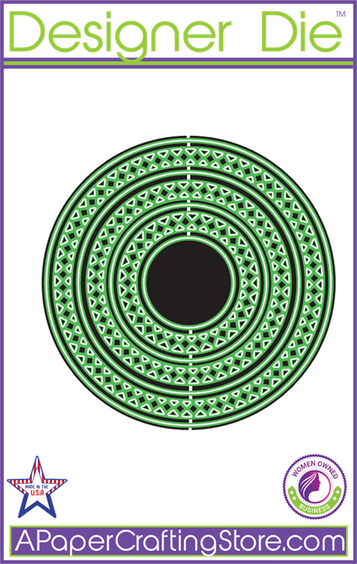 Triangle Circles 7pc Designer Die