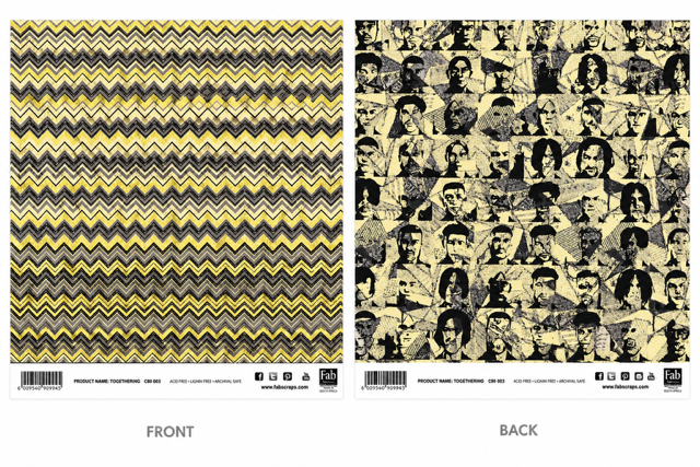 Togethering-Double-sided Scrapbook Paper (12x12)