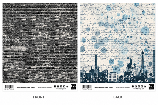 Free Range-Double-Sided Scrapbook Paper (12x12)