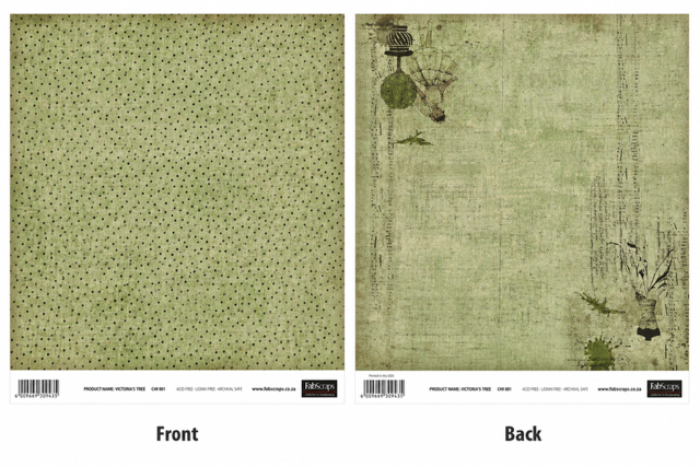 Victoria's Tree-Double-Sided Scrapbook Paper (12x12)
