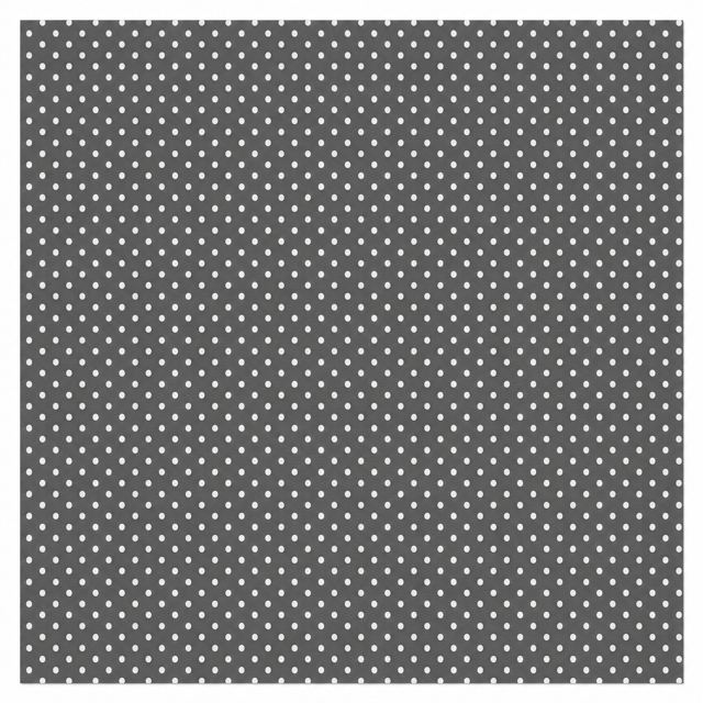 Black Small Dot-Single-Side Scrapbook Paper (12x12)