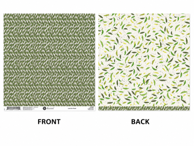 Love Our Planet Double-Sided Scrapbook Paper (12x12)